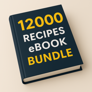 12000 Recipies ebook bundle with reselling Rights