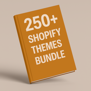 250+ Shopify Premium Themes bundle with reselling rights